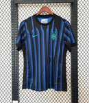 Camisa inter de Milão Home I 2025/26 Nike Torcedor Masculina  - Preta