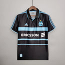 Camisa Retrô Olympique De Marseille Third 1999/00 Masculina Torcedor - Preta