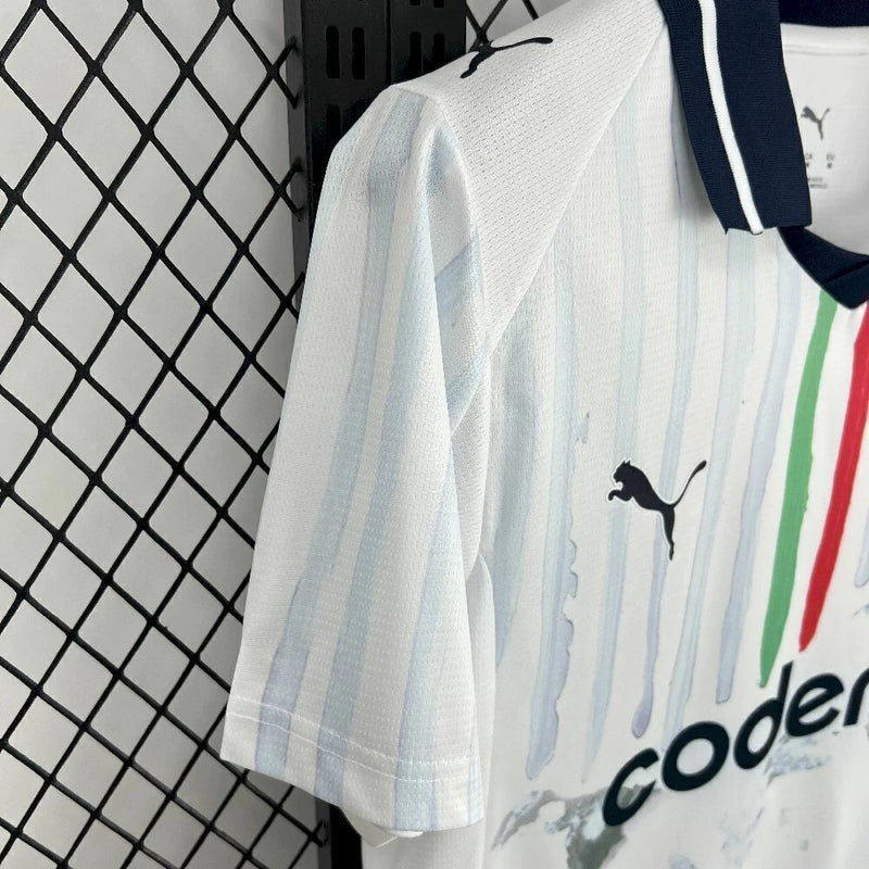 Camisa Monterrey Away II 2025/26 Puma Torcedor Masculina Branca, uniforme Rayados, futebol mexicano, escudo bordado, conforto e estilo para torcedores"