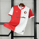 Camisa Feyenoord Home I 2025/26 Castore Torcedor Masculina - Branca e Vermelha