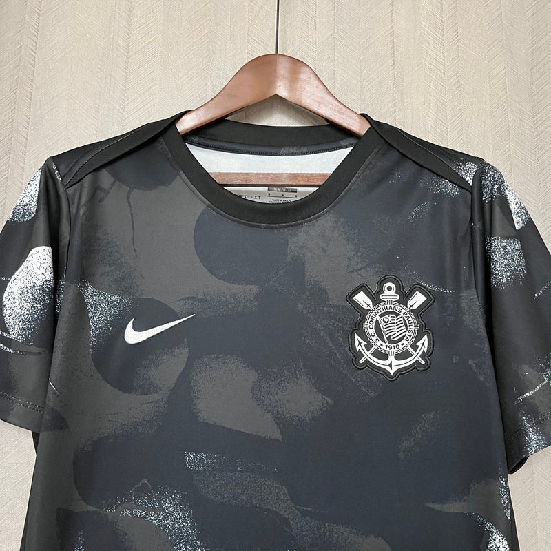 Camisa Nike Corinthians Pré-Jogo 25/26 Masculina - Preto