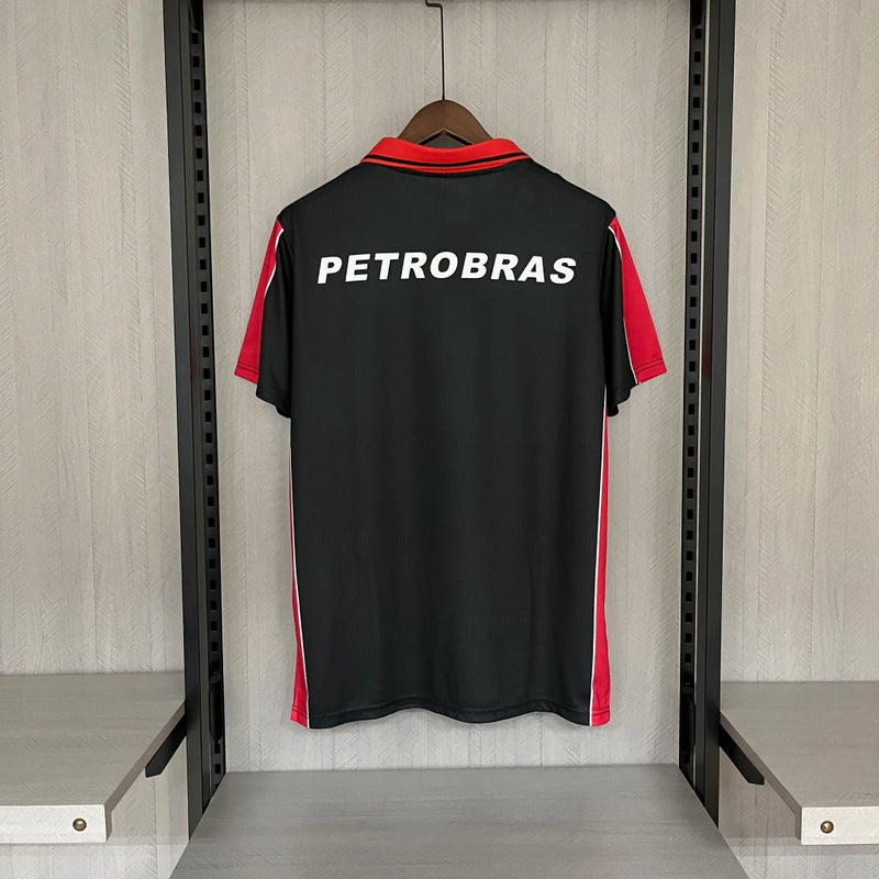 Camisa Flamengo Retrô Third (3) 1999 Torcedor Masculina - preta