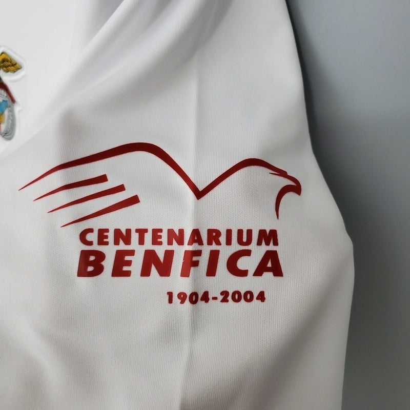 Camisa Retrô Benfica II 2004/05 - Torcedor masculina  Branca