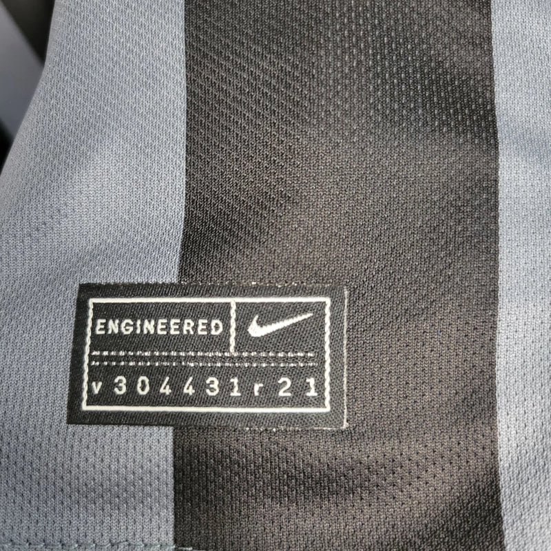Camisa Al-Ittihad Third III 2023/24 Nike Torcedor Masculina - Cinza