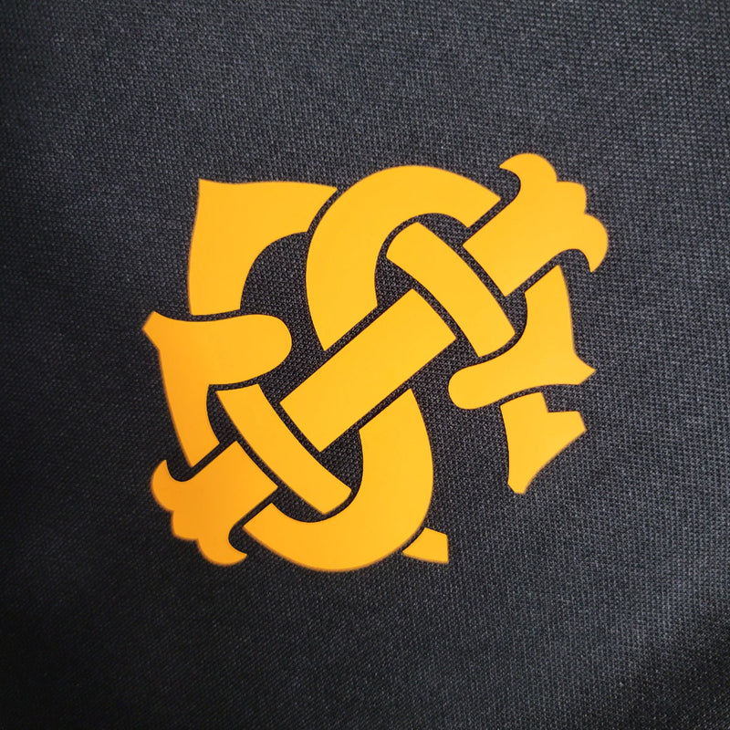 Camisa Internacional Treino 23/24 Torcedor Adidas - Preta e Laranja