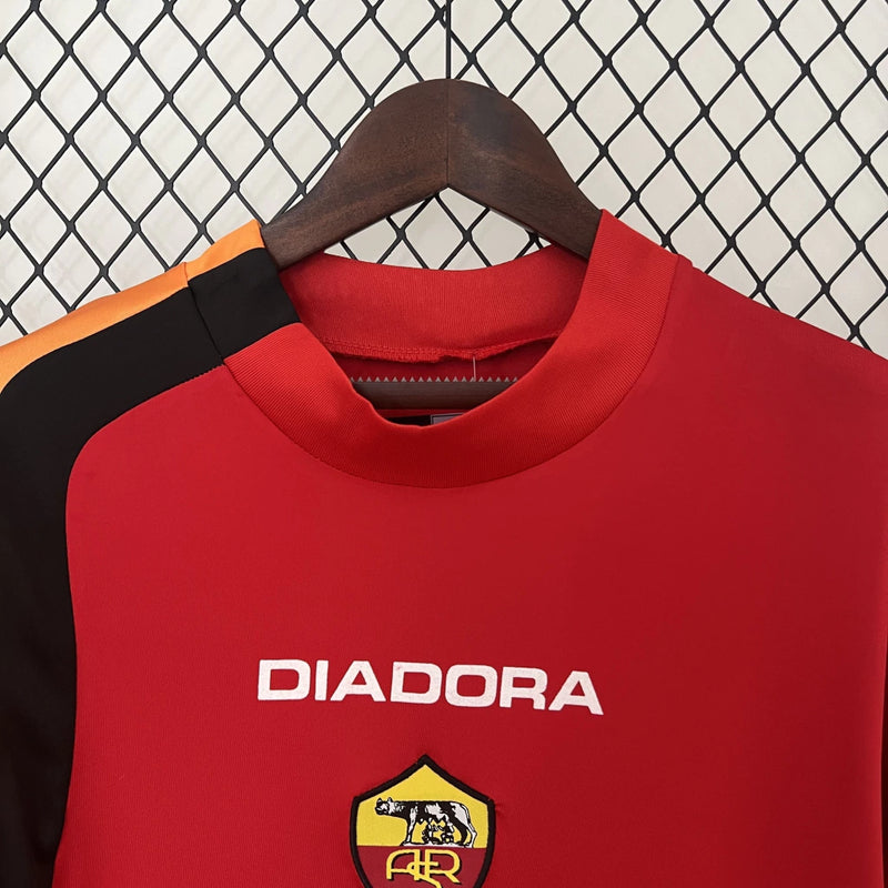 Camisa Roma Home (1) 2004/05 Diadora Retrô Masculina
