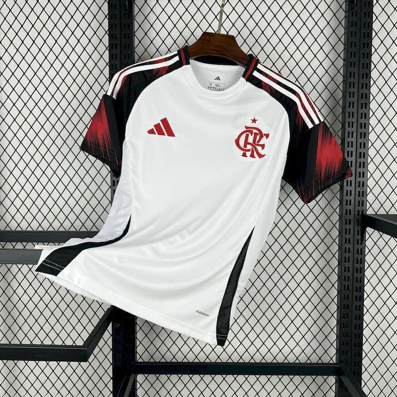 Camisa Flamengo Away (2)  2025/26 Adidas Torcedor Masculina - branca