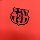 Camisa Barcelona Third III 2025/26 Nike Torcedor Masculina, uniforme oficial laranja com design moderno, disponível nos tamanhos P ao XGG para torcedores culés."