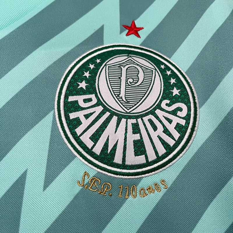 Camisa Palmeiras Goleiro Away (2) 2024/25 Torcedor Masculina oficial, cores do uniforme alternativo, escudo bordado, tecido leve e respirável