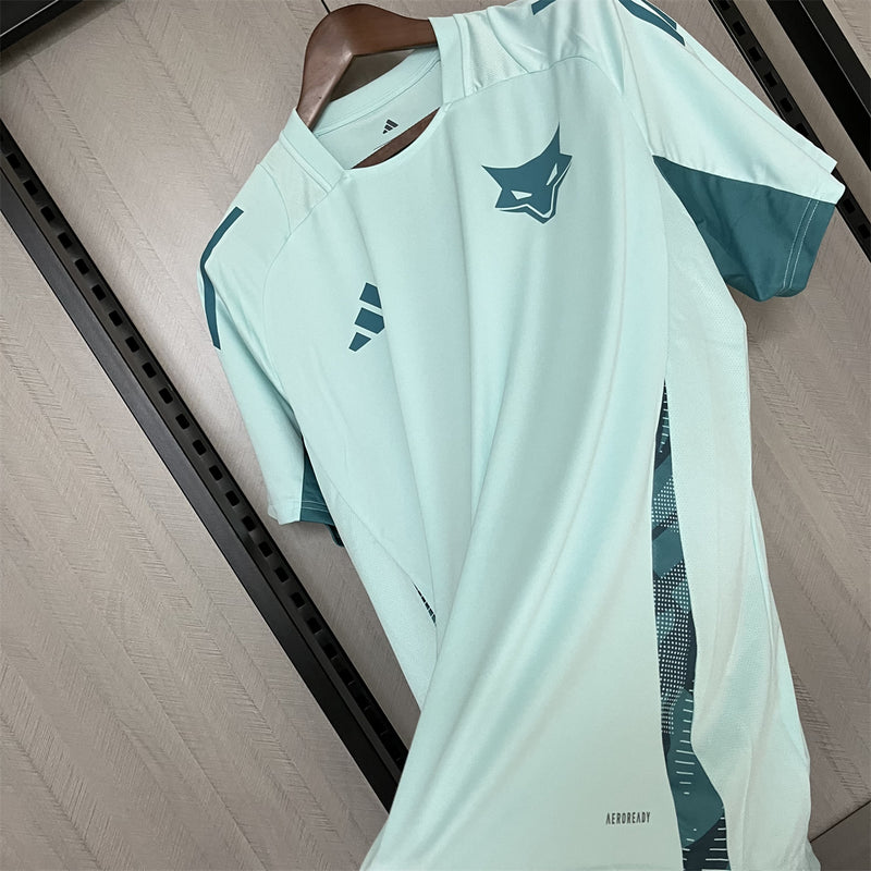 Camisa Cruzeiro 25/26 Treino Adidas torcedor Masculina - Azul turquesa