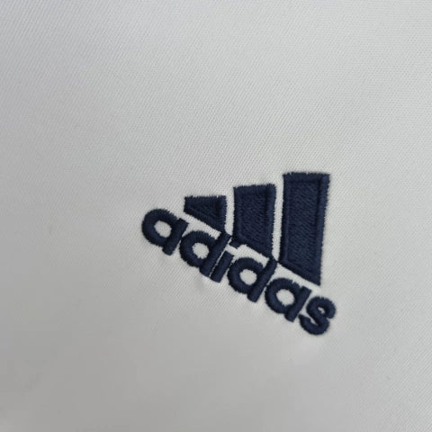 Camisa Los Angeles Galaxy Home I 2022/23 Adidas Torcedora Feminina Branca, uniforme oficial MLS, versão feminina ajustada, Waze Mix