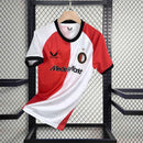 Camisa Feyenoord Home I 2024/25 Castore Torcedor Masculina - Branca e Vermelha