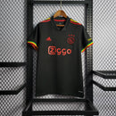 Camisa Ajax III "Bob Marley" 2021/22 Torcedor Masculina Adidas - Preta