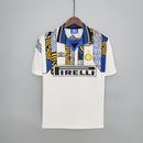 Camisa Inter de Milão Away II 1996/97 Umbro Retrô Masculina - Branca