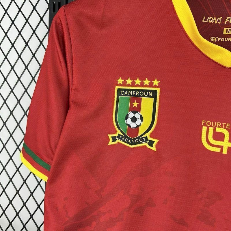 Camisa Seleção Camarões Away 25/26 Torcedor - Vermelhor