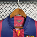 Camisa Retrô Barcelona 14/15 Manga Longa Nike - Vermelho+Azul