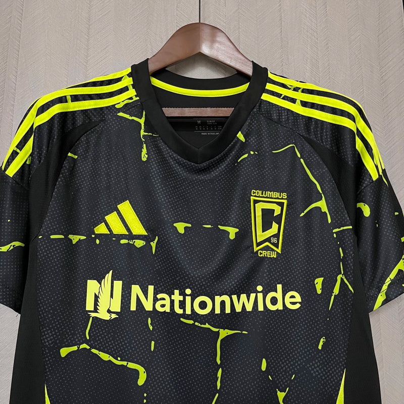 Camisa Columbus Crew Away II 2025/26 Adidas Torcedor Masculina - Preta