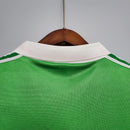Camisa Irlanda Home I 1988/89 Adidas retrô masculina verde com gola polo branca, mangas curtas e design clássico histórico para colecionadores e torcedores"