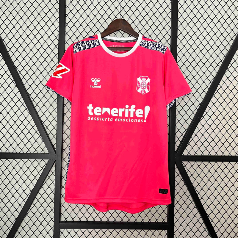 Camisa Tenerife Third III 2024/25 Hummel Torcedor Masculina - Rosa
