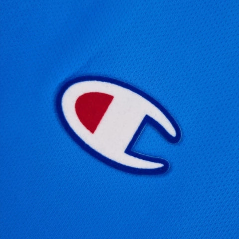 Camisa Parma Goleiro 1999/00 Retrô Masculina Azul com escudo bordado, design clássico e visual autêntico dos goleiros lendários do futebol italiano.”