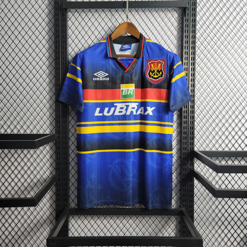 Camisa Flamengo Retrô Third (3) 1995/96 Umbro Torcedor Masculina - Azul