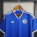 Camisa Schalke 04 Home I 2023/24 Adidas Torcedor Masculina - Azul