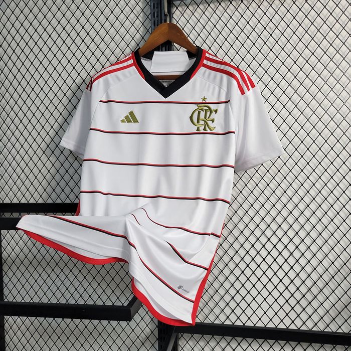 Camisa Flamengo Away II 2023/24 Adidas Torcedor Masculina - branca