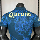 Camisa Club América Away II 2024/25 Jogador Masculina Azul Nike, edição player version, uniforme mexicano de futebol com tecnologia avançada e escudo aplicado"