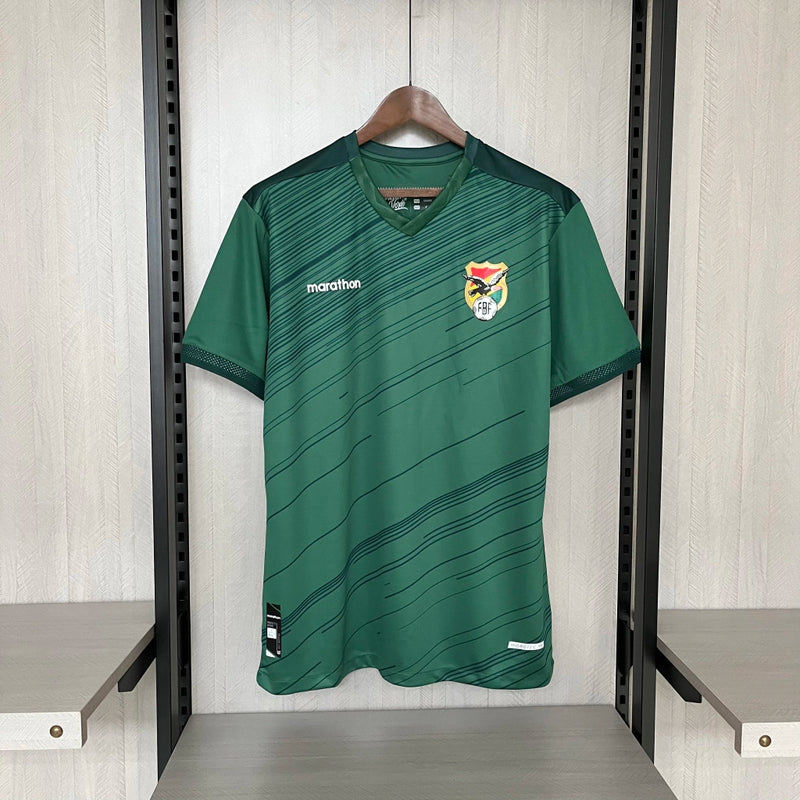 Camisa Bolívia Home I 2023/24 Torcedor Masculina verde, com detalhes inspirados na bandeira boliviana, tecido leve e confortável para torcedores da La Verde
Camisa Bolívia Home I 2023/24
Camisa Bolívia 2023/24 masculina
Camisa seleção Bolívia 2023
Camisa Bolívia verde torcedor
Camisa Bolívia La Verde
Camisa Bolívia masculina 2023/24
Camisa Bolívia nova coleção
Camisa Bolívia futebol 2023/24