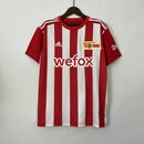 Camisa Union Berlin Home I 2022/23 Adidas Torcedor Masculina - Vermelha e Branca