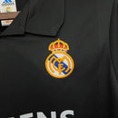 Camisa Real Madrid Away II 2002/03 Adidas Retrô Masculina - Preta