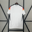 Camisa Alemanha Home I 2024/25 Adidas Torcedor Masculina oficial branca com detalhes em preto e vermelho
