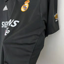 Camisa Real Madrid Away II 2002/03 Adidas Retrô Masculina - Preta