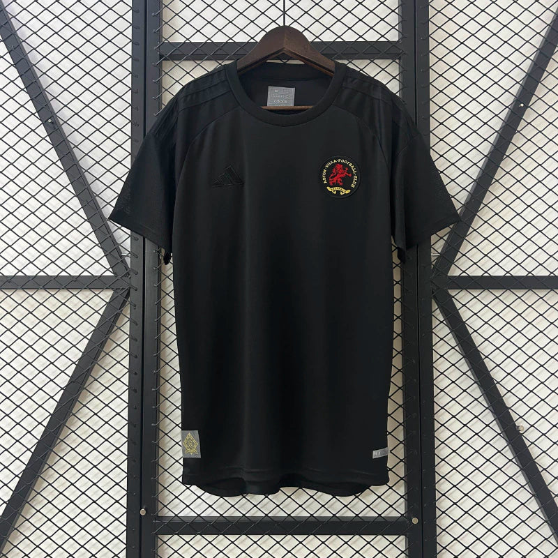 Camisa Aston Villa 150 anos  2025/26 Torcedor Masculina - preta