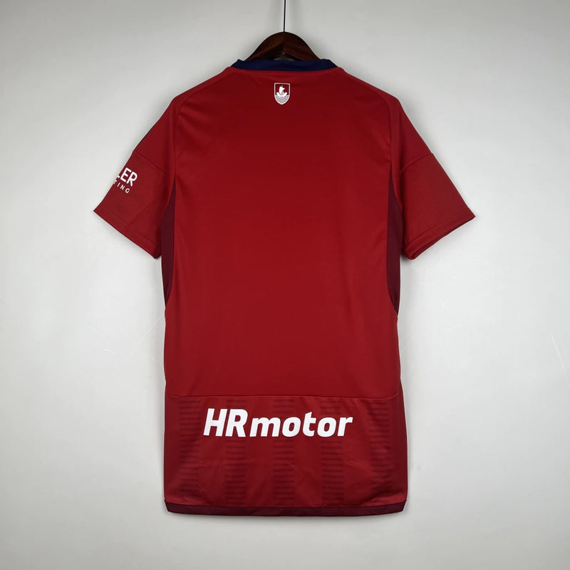 Camisa Osasuna Home I 2023/24 Adidas Torcedor Masculina - Vermelha