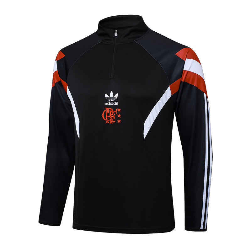 Conjunto agasalho Flamengo 2025/26 Adidas originals masculino - Preto