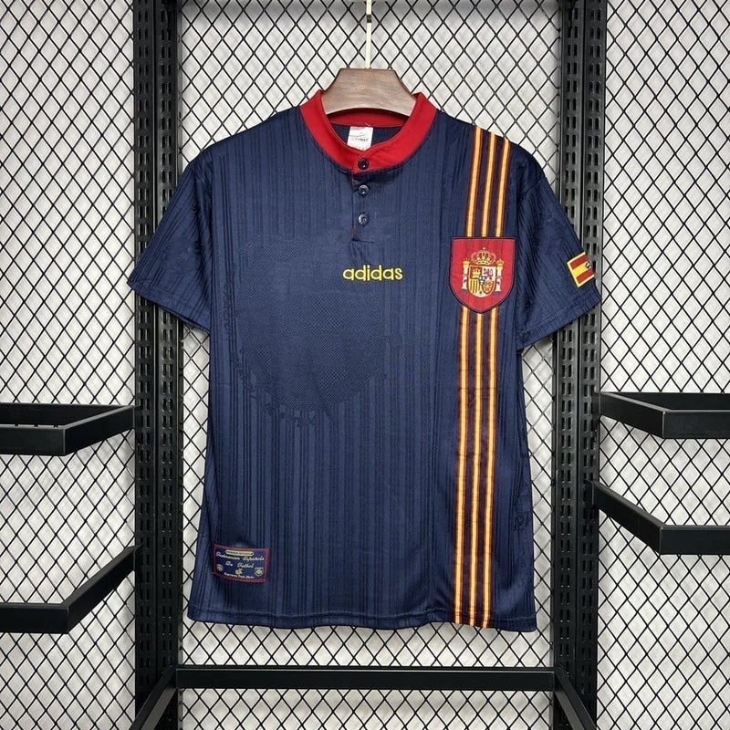 Camisa Espanha Away (2) 1996 Adidas Retrô Masculina
