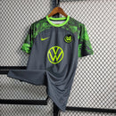 Camisa Wolfsburg Away II 2023/24 Nike Torcedor Masculina - Preta