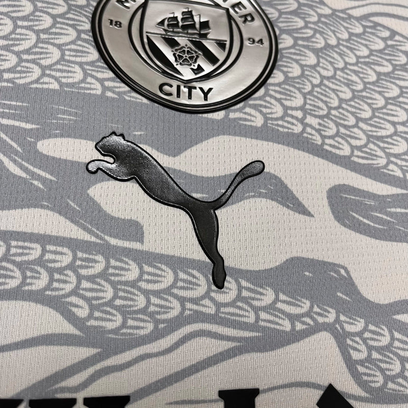 Camisa Manchester City Edição Especial 24/25 Torcedor Puma Masculina - Cinza