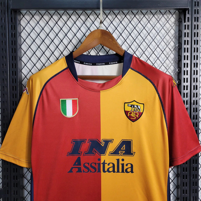 Camisa Roma Home (1) 2001/02 Kappa Retrô Masculina