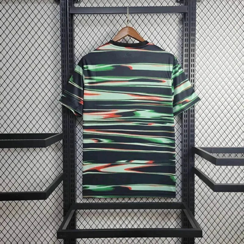 Camisas Portugal 25/26 Treino Puma Torcedor Masculina - Preta e Verde