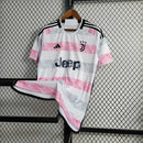 Camisa Juventus Away II 2023/24 Adidas Torcedor Masculina - Branca e Rosa