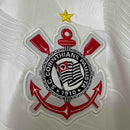 "Camisa Corinthians Home 1994/95 Finta Masculina retrô, preta com detalhes em branco, modelo clássico do clube, ideal para fãs e colecionadores do Timão"