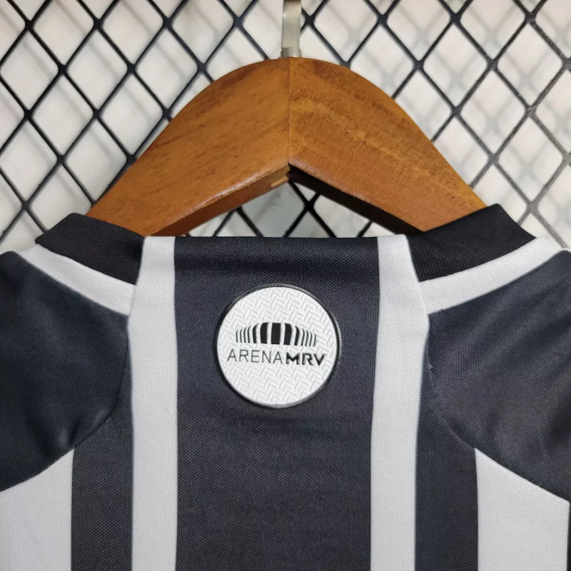 Camisa Atlético Mineiro Home 2023/24 Torcedor masculina - branco/preta
