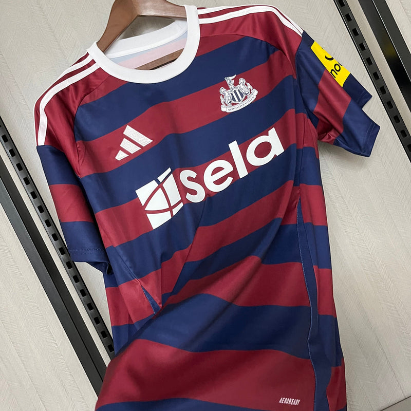 Camisa Newcastle 24/25 Third Torcedor masculina -vermelha/azul