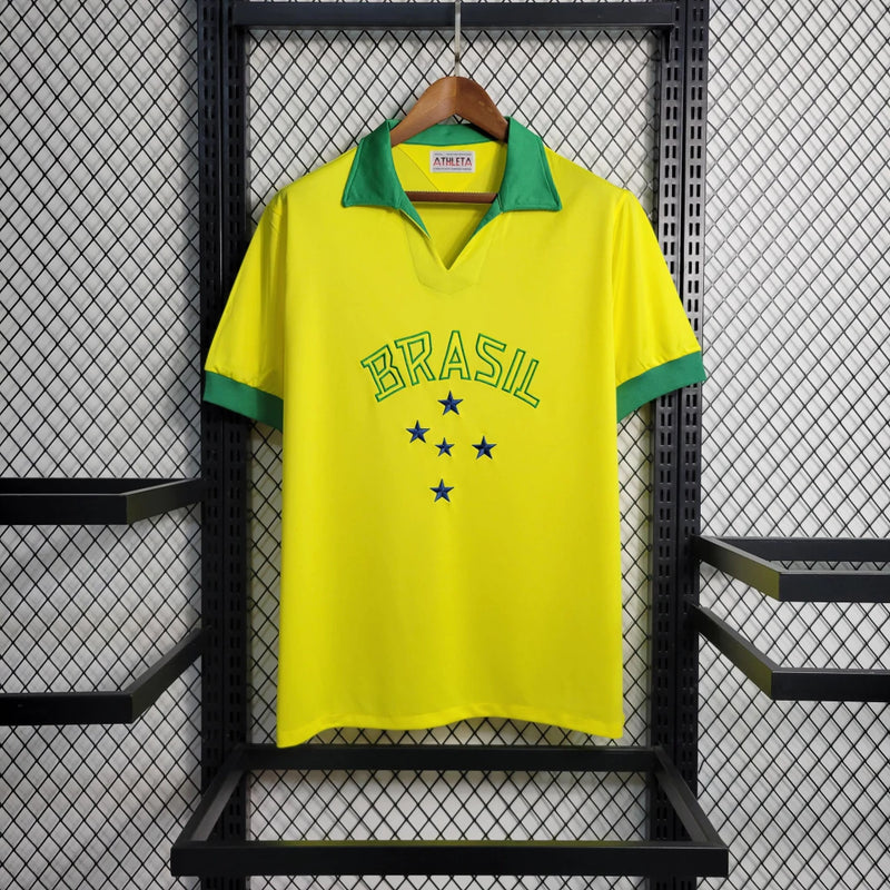 Camisa Brasil Home (1) 1958 Retrô Masculina