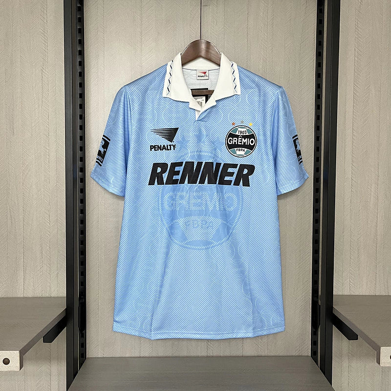 Camisa Grêmio Retrô 1995/96 Penalty Torcedor masculina - Azul celeste