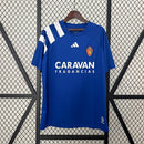 Camisa Real Zaragoza Away II 1992/93 Adidas Retrô Masculina - Azul