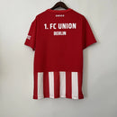 Camisa Union Berlin Home I 2022/23 Adidas Torcedor Masculina - Vermelha e Branca
