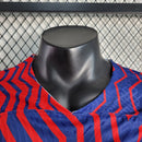 Camisa RB Leipzig Away II 2023/24 Nike Jogador Masculina - Azul e Vermelha